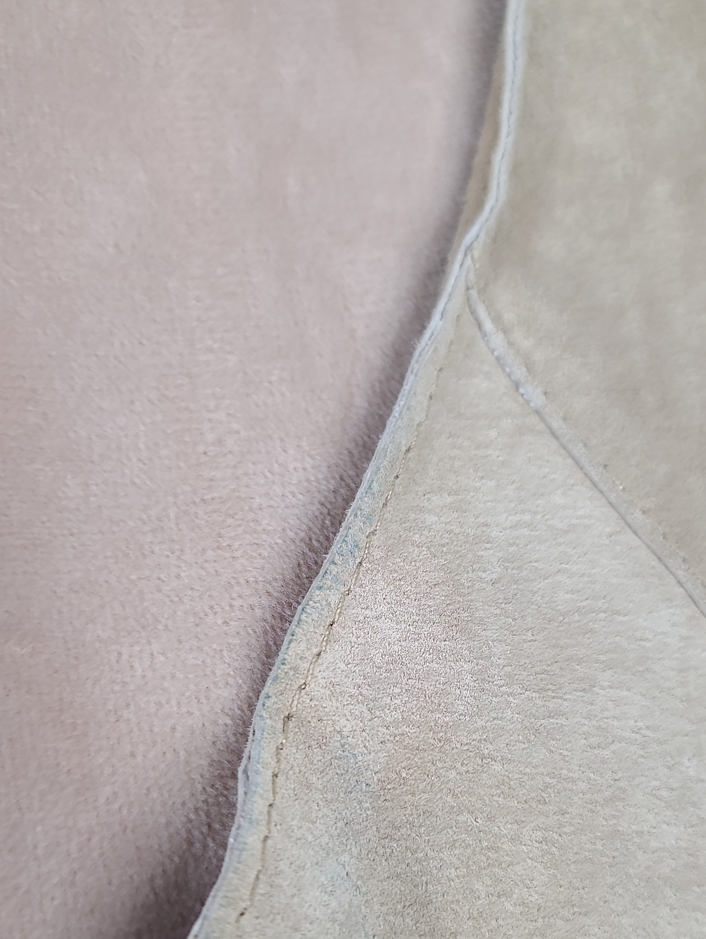Vtg Y2K INC International Concepts Tan Boho Suede Leather Festival Poncho S/M - Picture 15 of 15